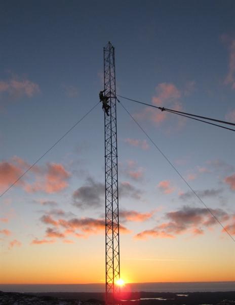 Transport of Telecom materials via Helicopter